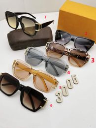 Luxury MILLIONAIRE Sunglasses Full Frame Vintage Sun 3005 Polarised Men For Shiny Gold Sell Hot Women Designer Sunglasses