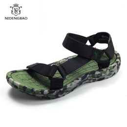 Sandals Summer Men Camouflage Casual Shoes Hook&loop Mens Beach Non-slip Sports For Male Zapatos Hombre