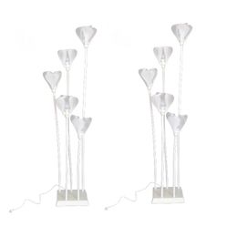 New Fashion Event & Party Supplies Flower Style Wedding Aisle Stand Led Lights Road Lead Roman Pillar Wedding Decoration