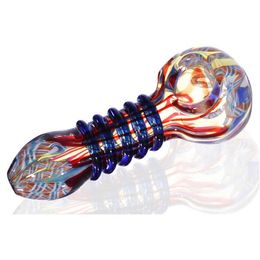 3.7inches Colourful Gourd Shape Glass Pipe Handmade Tobacco Smoking Pipes For Dry Herb Mini Bubbler Dab Oils Rig Water Pipes Bongs
