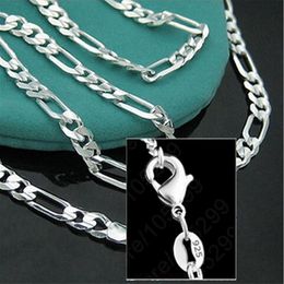 Chains 16-30 925 Silver Color Copper Three Rooms And One Chain Unisex Jewelry With Good Lobster Clasps Factory Price 2.5MM