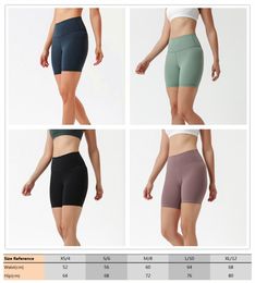 Pantaloncini da yoga slim da donna Pantaloncini da corsa Fodera Pantaloncini da allenamento a vita alta mini tasche