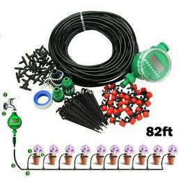 Watering Equipments 25 Metres garden drip irrigation system garden hose spray kit