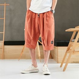 Streetwear Mens Shorts Casual Big Size Cargo Shorts Men Bermuda Knee Length Male Short Trousers SIZE 6XL8XL 220611