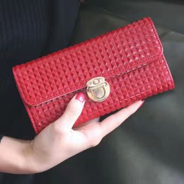 lock women designer wallets lady fashion casual zero purses female phone clutchs no97