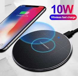 Caricabatterie per telefono wireless da 10 w per iphone11 xs max x xr 8plus ricarica rapida cellulare ulefone doogee samsung note 9 8 s10plus