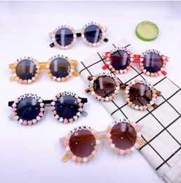 Children's sunglasses new sticky letter cute personality kid's sun glasses fashion street shooting cool glasses Wholesale