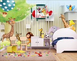 papel de parede 3D wallpaper Animal children's paradise room mural wallpaper for bedroom walls modern background wall