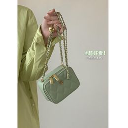 Evening Bags Mini Small Square Bag Women's 2022 Fashion Rhombus High-quality Chain Simple Trend All-match Crossbody Female