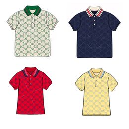 Camisa polo de tricô casual inteligente masculina de design nova primavera e verão roupas masculinas roupas para mamãe roupas para crianças