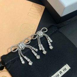T GG M-Letters Earrings Ear Stud Designer Women 925 Silver Plated Copper Crystal Earrings Jewelry Gift For Party Womens Wedding Jewellery A838