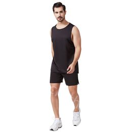 lu-10003 summer new men's quick-drying vest loose fitness training shirt basketball running sports vest With brand logo
