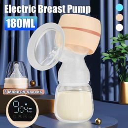 Electric Breast Milk Extractor Massager Mute Milk Feeding Collector Portable Baby Breastfeeding Bottle Soft Painless 220524