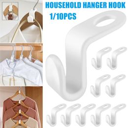 Hooks & Rails Clothes Hanger Connector Cascading Hangers Space Saving Organizer 1/10pcs EL