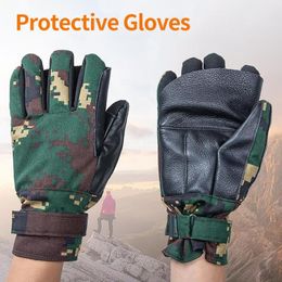Motorcycle Apparel Reduces Hand Discomfort Soft Camouflage Print Rock Climbing Downhill Gloves For ExerciseMotorcycle