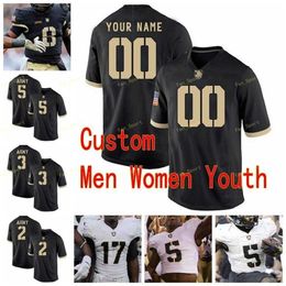 Custom Army Black Knights College Football Jerseys 1 Jabari Laws 1 Marcus Hyatt 10 Mike Reynolds 13 Christian Anderson Men Women Stitched