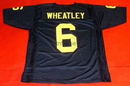 CHEAP CUSTOM TYRONE WHEATLEY MICHIGAN WOLVERINES JERSEY or custom any name or number jersey