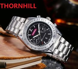 High quality Fashion Quartz Movement Watches Full Stainless Steel Sports Men Life Waterproof Wristwatch Montre de Luxe Valentine's Father's Day Gift