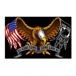 Veteran POW MIA All Gave Some All Eagle Polyester 3x5FT Flag Military