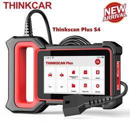 -Thinkcar ThinkScan Plus S4 Toolas de diagnóstico de automóviles OBD2 Automotive Scanner ABS SRS 5 Lector de código del sistema A/F CVT Oil BMS RESET