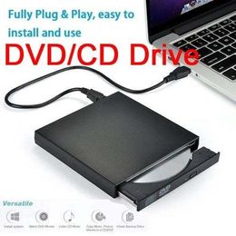 ZHT External DVD ROM Optical Drive USB 2.0 CD/DVD-ROM CD-RW Player Burner Slim Portable Reader Writer