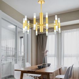 Pendant Lamps Nordic Led Chandelier Black Gold Luminaire Suspension Lighting For Living Room Bedroom Decor Hanging LampPendant