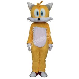 Halloween Fox Mascot Costumes High quality Cartoon Character Outfit Suit Halloween Adults Size Birthday Party Outdoor Festival Dress