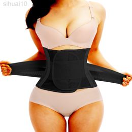 Postpartum Belly Belt Belly Band Sheath Body Modelling Belt Slim Waist Trainer Women Pregnant Bandage Repair Wrap Body Shaper L220802