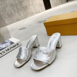Hochwertige Designer Damen Sandalen Schuhe Louiseity Heels Mode Luxus Leder Viutonity Plateau Hausschuhe Schuh