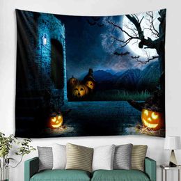 Halloween Tapestry Party Wall Decoration Carpet Family Bar Diy Large Blanket Various Sizes J220804