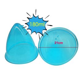 180ml 21cm X-Large Vaccum Massage Cups Vacuum Therapy Machine Accessories Cupping Cup Set for Butt lift