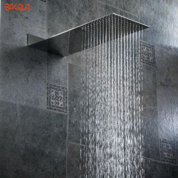 BAKALA stainless steel shower head pressure booster wall quality bathroom rainfall shower head BR9906 201105