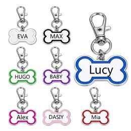 Pet Dog Id Tags Cat Collar Accessories Decoration Pet ID Dog Tags Collars Stainless Steel Cat Tag Customised Tag Free Engraving 220610
