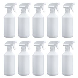 10Pcs Portable Succulent Potted Plant Watering Pot 500ml White Pressure Spray Bottle Garden Water Cans 201203