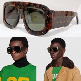 Popular Classic Mens Ladies Famous Luxury Designer Sunglasses G0980S Square Frame Large Frame Outdoor Beach UV Protection Top Quality With Original Box