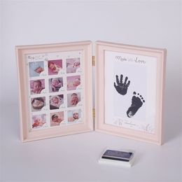 My First Year Baby Gift Kids Birthday Gift Home Family Decoration Ornaments 12 Months Picture Po Frame with Craft Ink Pad 201211
