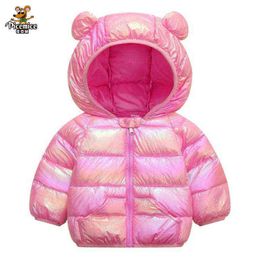 New Cartoon Children Down Padded Jacket For Boys And Girlsuit For Baby Girl Thicker Kidswinter Jackets Girls 1-5 Year J220718