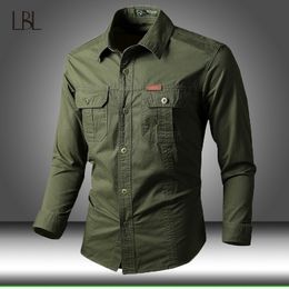 Camicie casual da uomo Camicia da combattimento militare da uomo Army Tactical SWAT Soldiers L 220823