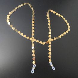 Pendant Necklaces Versatile Peach Heart Glasses Chain NecklacePendant