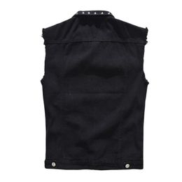 Men's Tank Tops Single-breasted Black Korean Style Turndown Collar Vest For Daily WearMen's