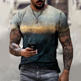 Erkek Tişörtleri Yaz Erkek Tişörtleri Büyük Boy Giydir Kıyafetler Vintage Kısa Kollu Moda Amerika Mektupları Basılı O yakalı Tshirt