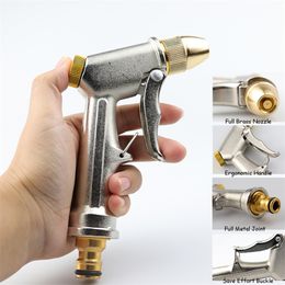 Garden Hose Nozzle Sprayer Mutifunctional Handheld Water High Pressure for Hand Watering Plants and Lawn Car Washing Pet 220813
