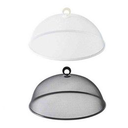 1PC 2022 New High Quality Round Iron Metal Food Cover Anti-flying Bug Tent Kitchen Tool Easy Y220526