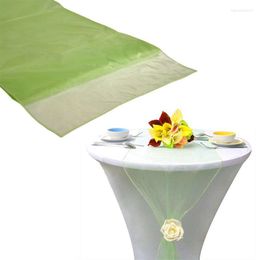 Крышка стулья Sheer Ournza Make Table Cloth Party Свадебное снабжение DIY Декор романтическое элегантное покрытие