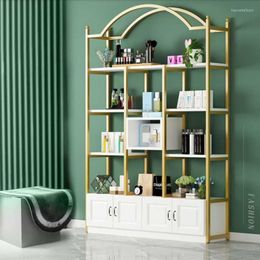 Hangers & Racks Beauty Salon Product Container Manicure Display Rack European Mother And Baby Shop Multi-layer Shelf Cosmetics Cabinet