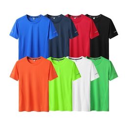 Men's Large Size Clothing Quick Dry T Shirt Plus Size 9XL Men's Summer Casual O-neck Short Sleeve Black T-shirts Male Tees Tops 220323