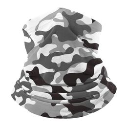 Berets Black And White Po Print Multifunctional Scarves Scarf Camouflage Army Colour UV Protection Neck Gaiter Bandana Outdoor SportsBerets