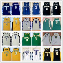 NCAA Basketball Jersey 3 Allen Iverson Bam Adebayo Chris Paul Dwyane Wade Grayson Allen LiAngelo Ball High Quality Jerseys