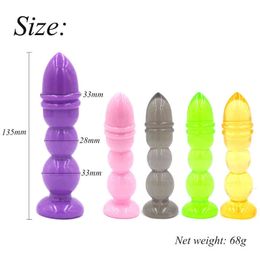 Nxy Anal Toys New Adult Sex Appeal Products Thread Progressive Backcourt Anal Sierra Beads Are Hot Sellers 220708