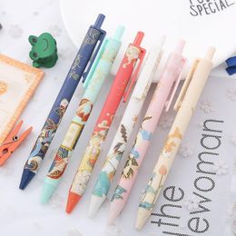 Gel Pens Piece Lytwtw's Cute Koi Retro China Style Pen Creative Press Office Gift School Supplies Stationery Kawaii Funny PensGel